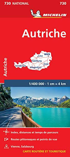 Carte NATIONAL Autriche Michelin